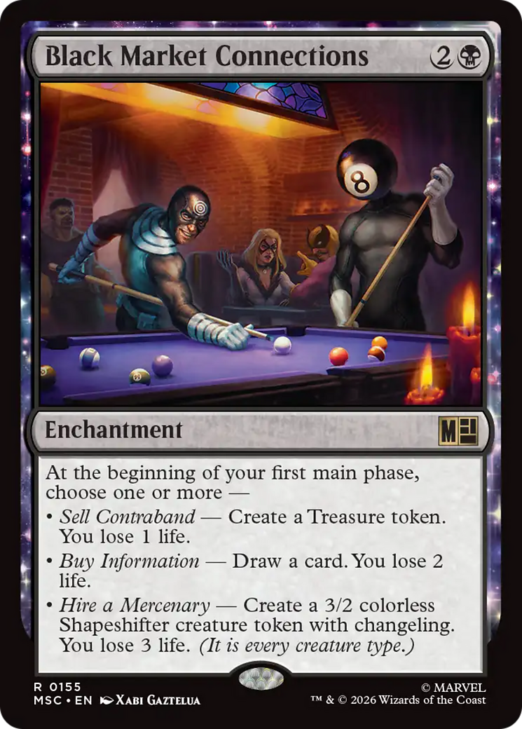 Black Market Connections (Surge Foil) [Marvel Super Heroes Commander] | Boutique FDB TCG