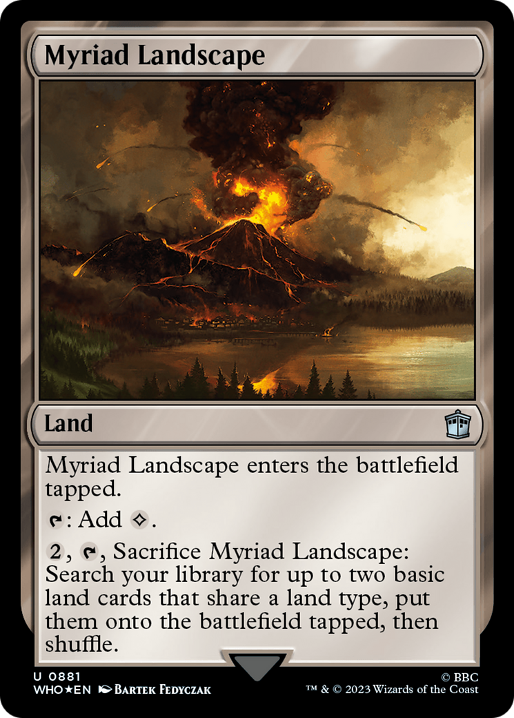 Myriad Landscape (Surge Foil) [Doctor Who] | Boutique FDB TCG