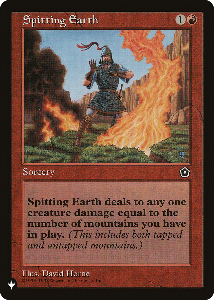 Spitting Earth [The List Reprints] | Boutique FDB TCG