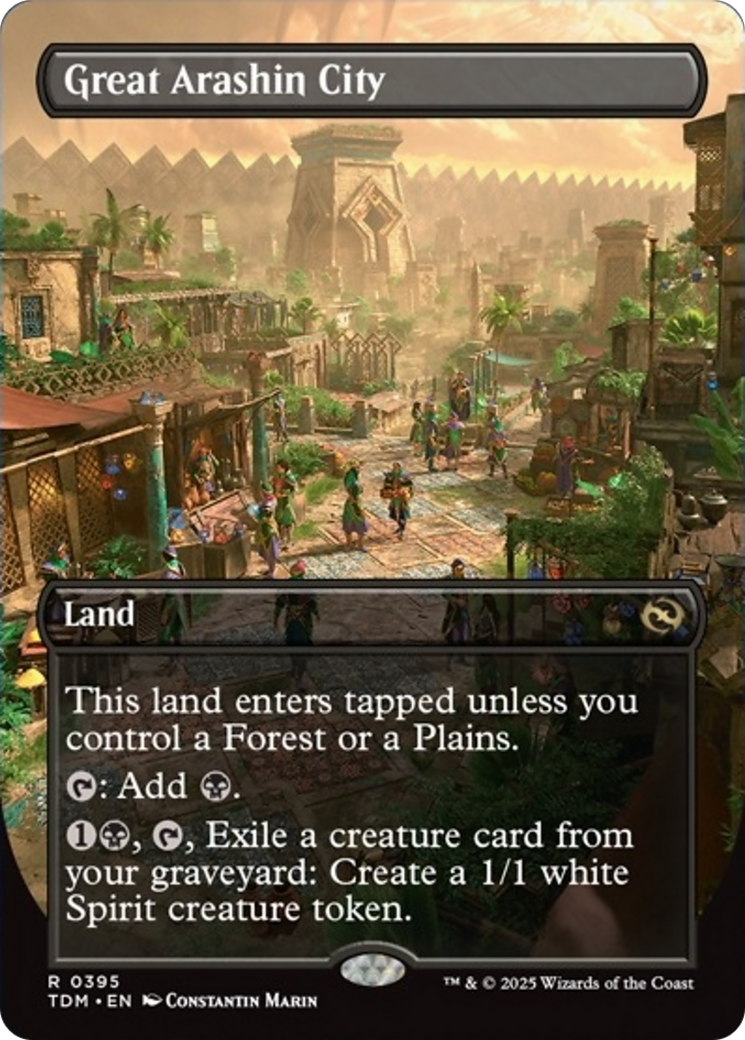 Great Arashin City (Borderless) [Tarkir: Dragonstorm] | Boutique FDB TCG