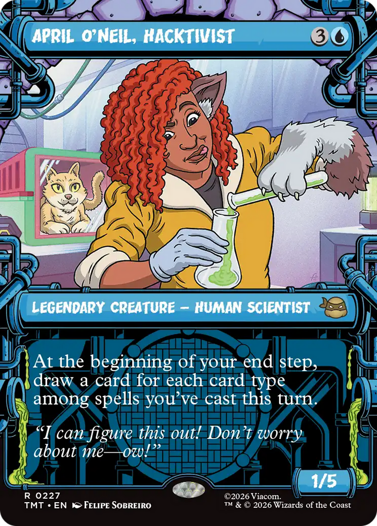 April O'Neil, Hacktivist (0227) (Showcase) [Teenage Mutant Ninja Turtles] | Boutique FDB TCG