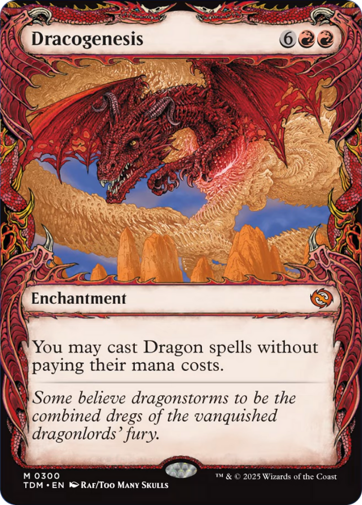 Dracogenesis (0300) (Showcase) [Tarkir: Dragonstorm] | Boutique FDB TCG