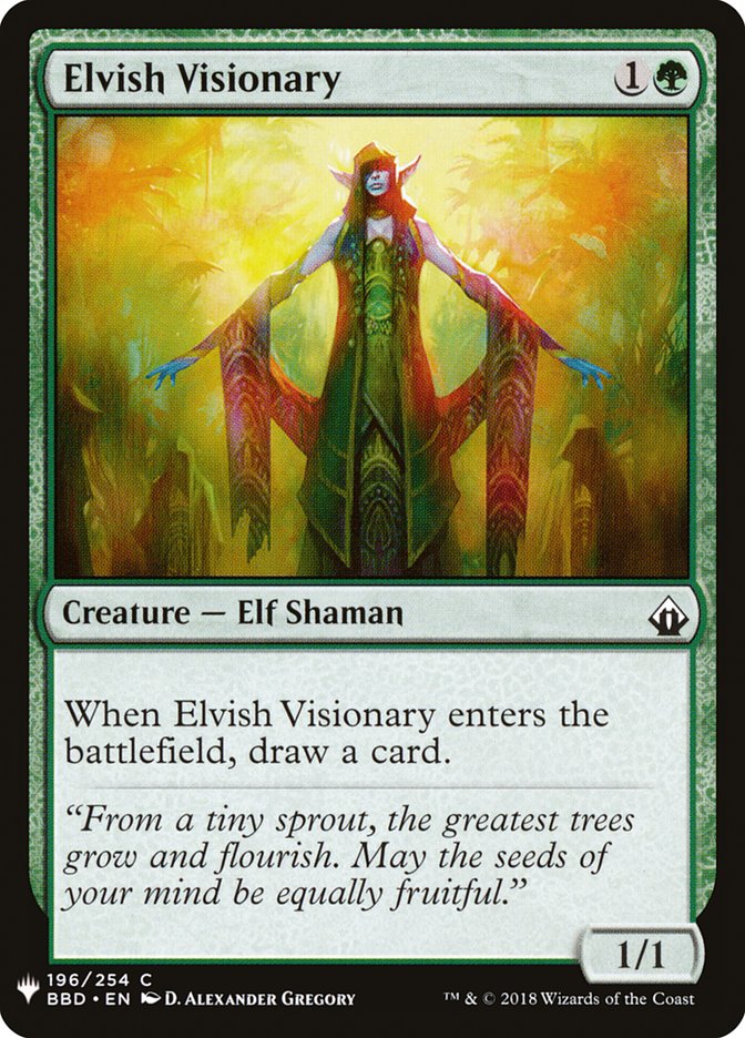 Elvish Visionary [Mystery Booster] | Boutique FDB TCG