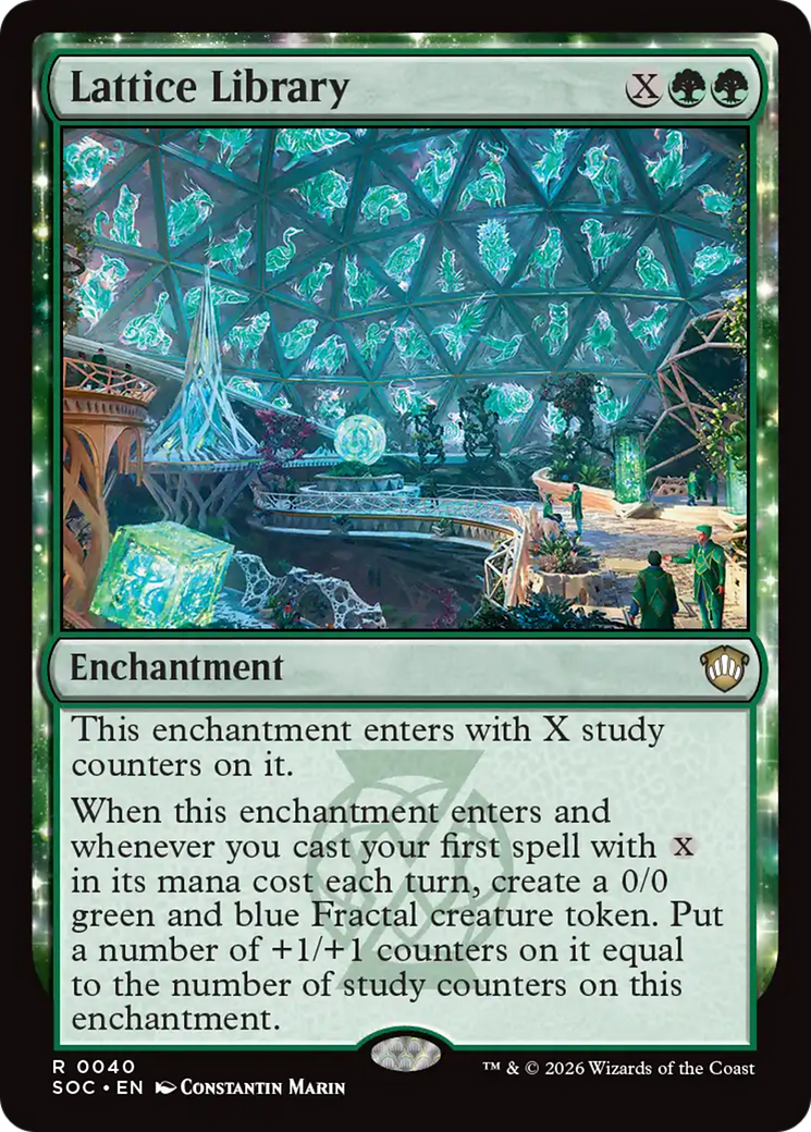 Lattice Library [Secrets of Strixhaven Commander] | Boutique FDB TCG