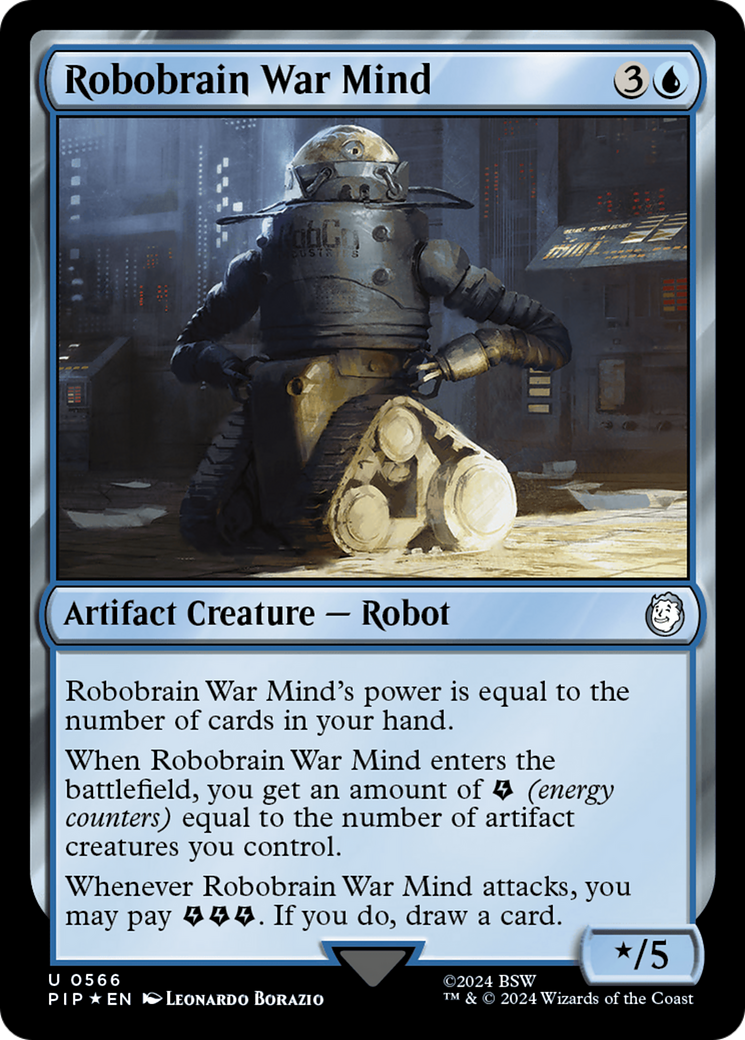 Robobrain War Mind (Surge Foil) [Fallout] | Boutique FDB TCG