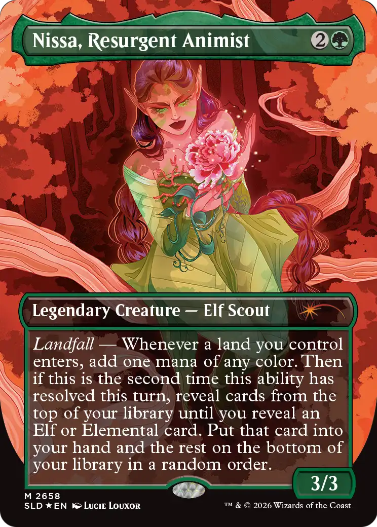 Nissa, Resurgent Animist [Secret Lair Drop Series] | Boutique FDB TCG