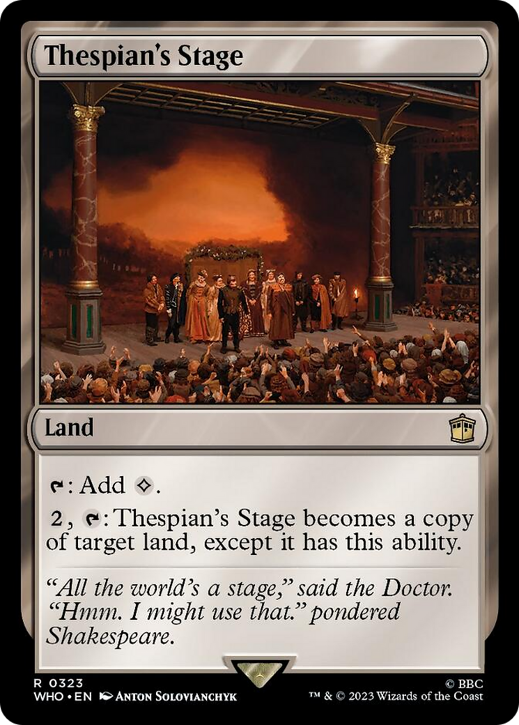 Thespian's Stage [Doctor Who] | Boutique FDB TCG
