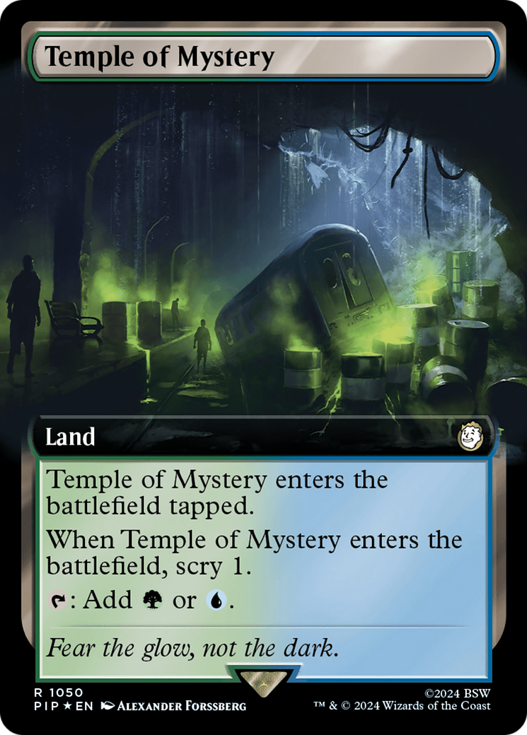 Temple of Mystery (Extended Art) (Surge Foil) [Fallout] | Boutique FDB TCG