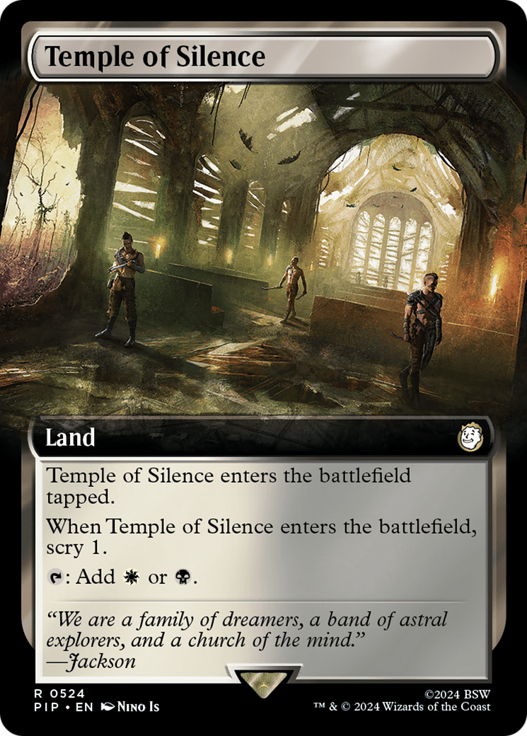 Temple of Silence (Extended Art) [Fallout] | Boutique FDB TCG