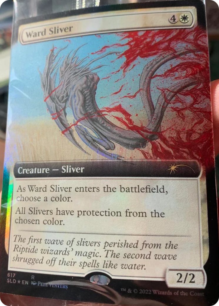 Ward Sliver (Extended Art) [Secret Lair Drop Promos] | Boutique FDB TCG