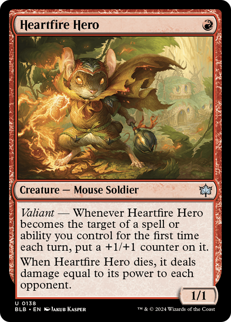 Heartfire Hero [Bloomburrow] | Boutique FDB TCG