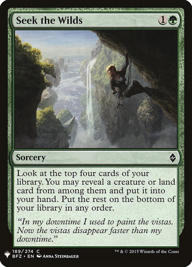 Seek the Wilds [Mystery Booster] | Boutique FDB TCG