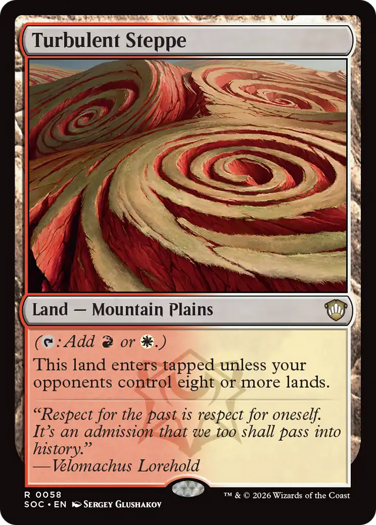 Turbulent Steppe [Secrets of Strixhaven Commander] | Boutique FDB TCG