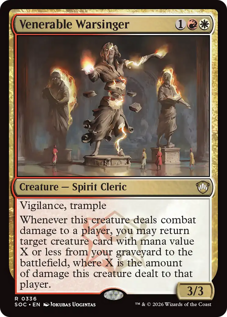 Venerable Warsinger [Secrets of Strixhaven Commander] | Boutique FDB TCG