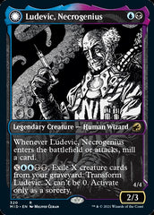 Ludevic, Necrogenius // Olag, Ludevic's Hubris (Showcase Eternal Night) [Innistrad: Midnight Hunt] | Boutique FDB TCG