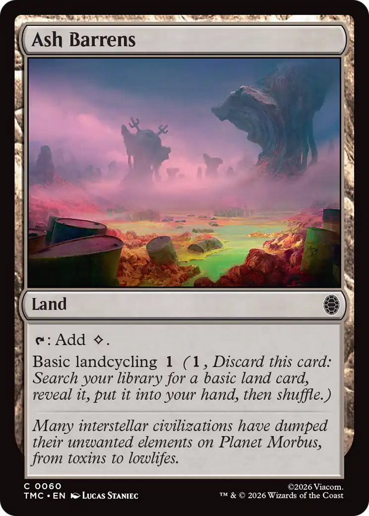 Ash Barrens [Teenage Mutant Ninja Turtles Commander] | Boutique FDB TCG