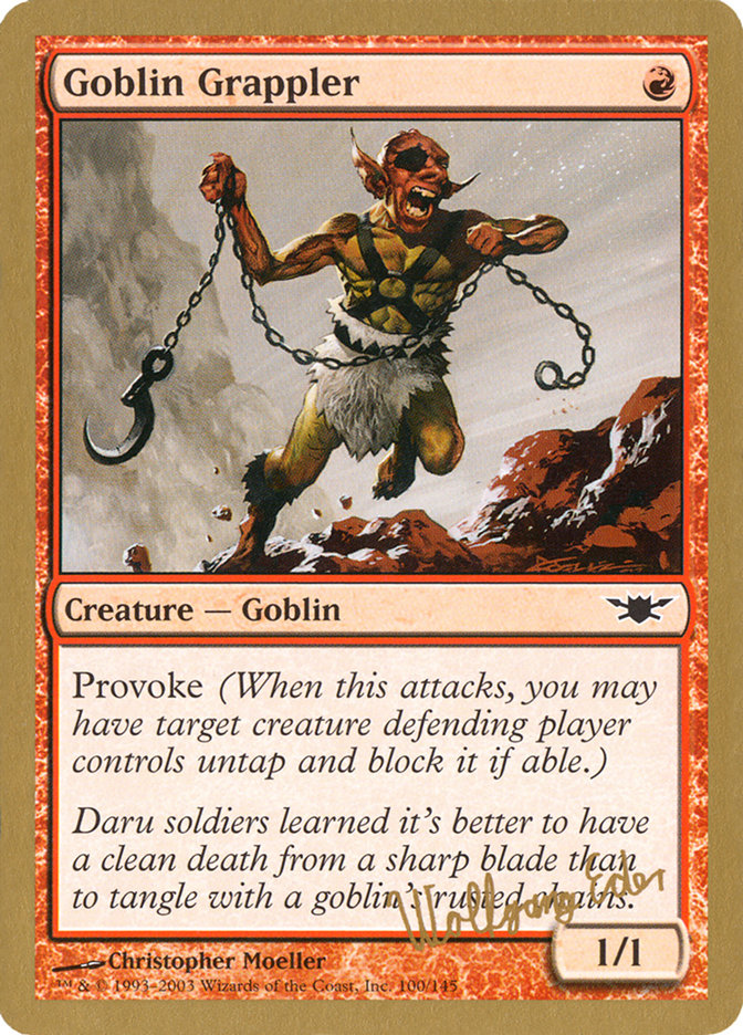 Goblin Grappler (Wolfgang Eder) [World Championship Decks 2003] | Boutique FDB TCG