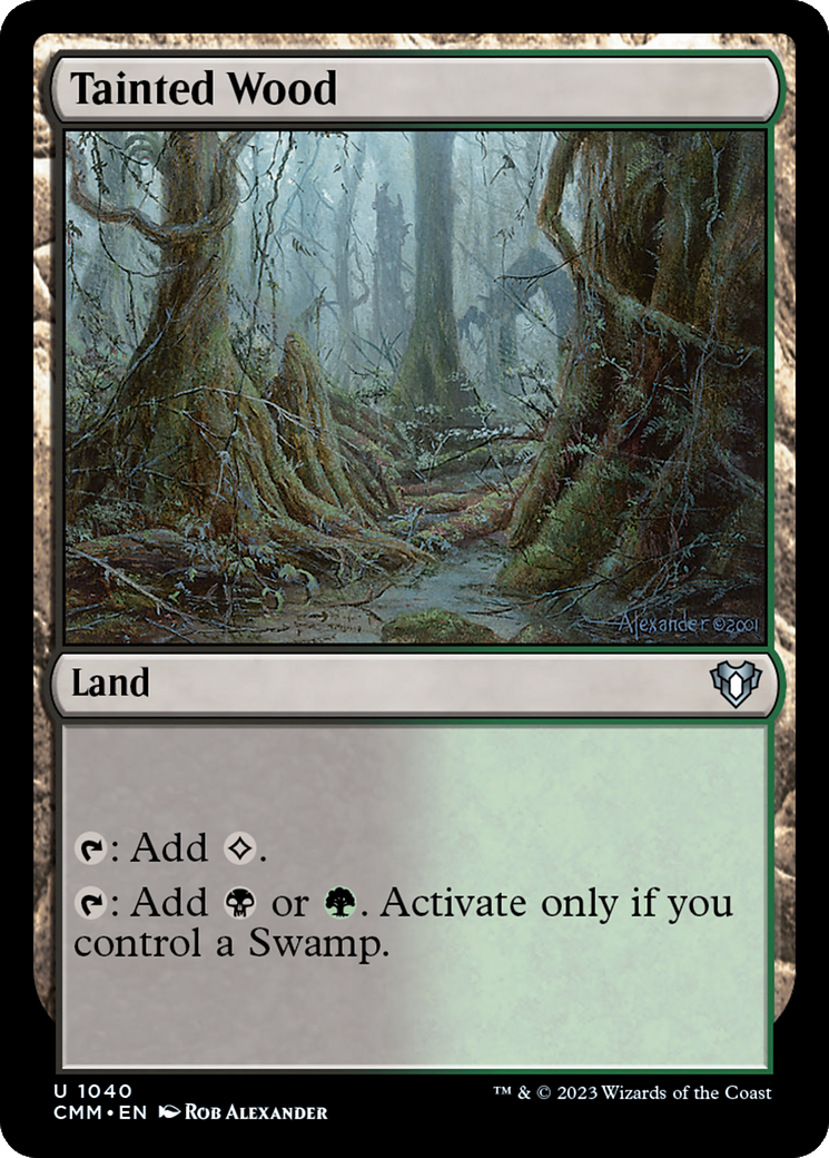 Tainted Wood [Commander Masters] | Boutique FDB TCG