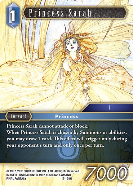 Princess Sarah [Rebellion's Call] | Boutique FDB TCG