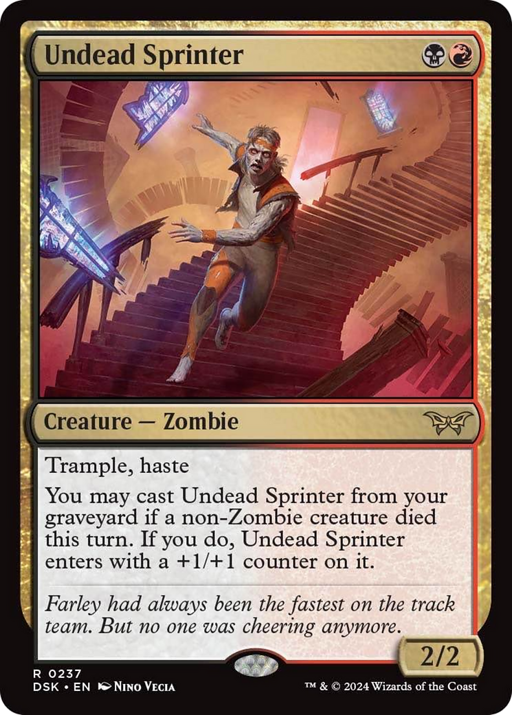 Undead Sprinter [Duskmourn: House of Horror] | Boutique FDB TCG