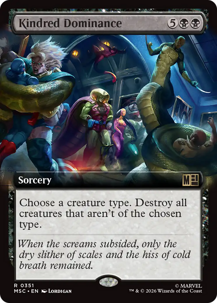 Kindred Dominance (Extended Art) [Marvel Super Heroes Commander] | Boutique FDB TCG