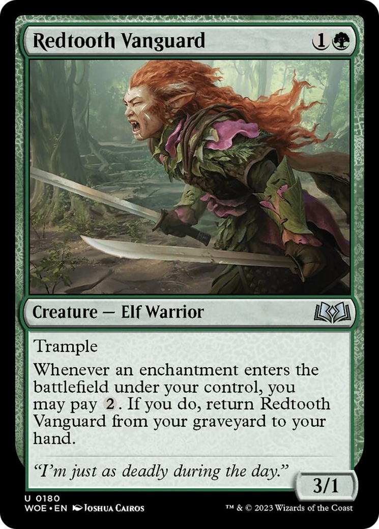 Redtooth Vanguard [Wilds of Eldraine] | Boutique FDB TCG