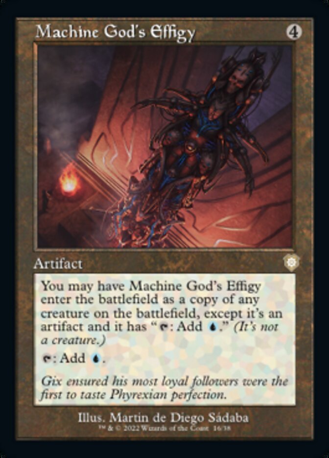 Machine God's Effigy (Retro) [The Brothers' War Commander] | Boutique FDB TCG