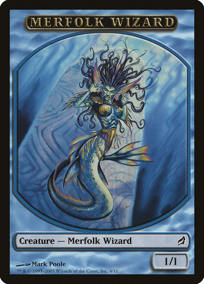 Merfolk Wizard Token [Lorwyn Tokens] | Boutique FDB TCG