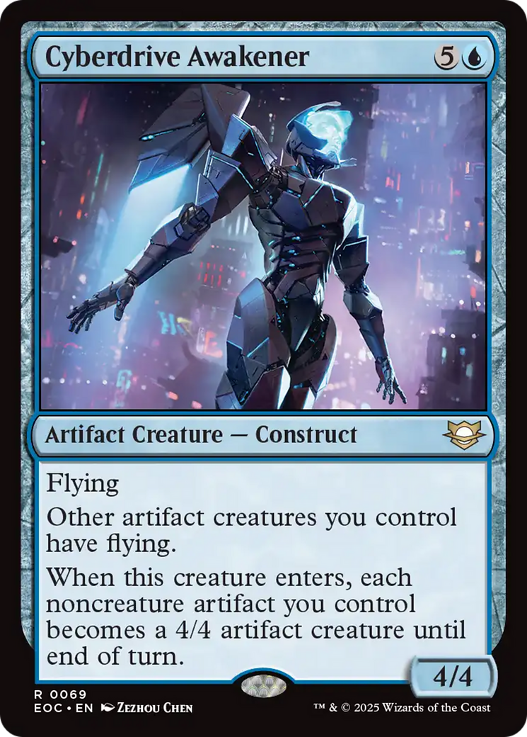 Cyberdrive Awakener [Edge of Eternities Commander] | Boutique FDB TCG