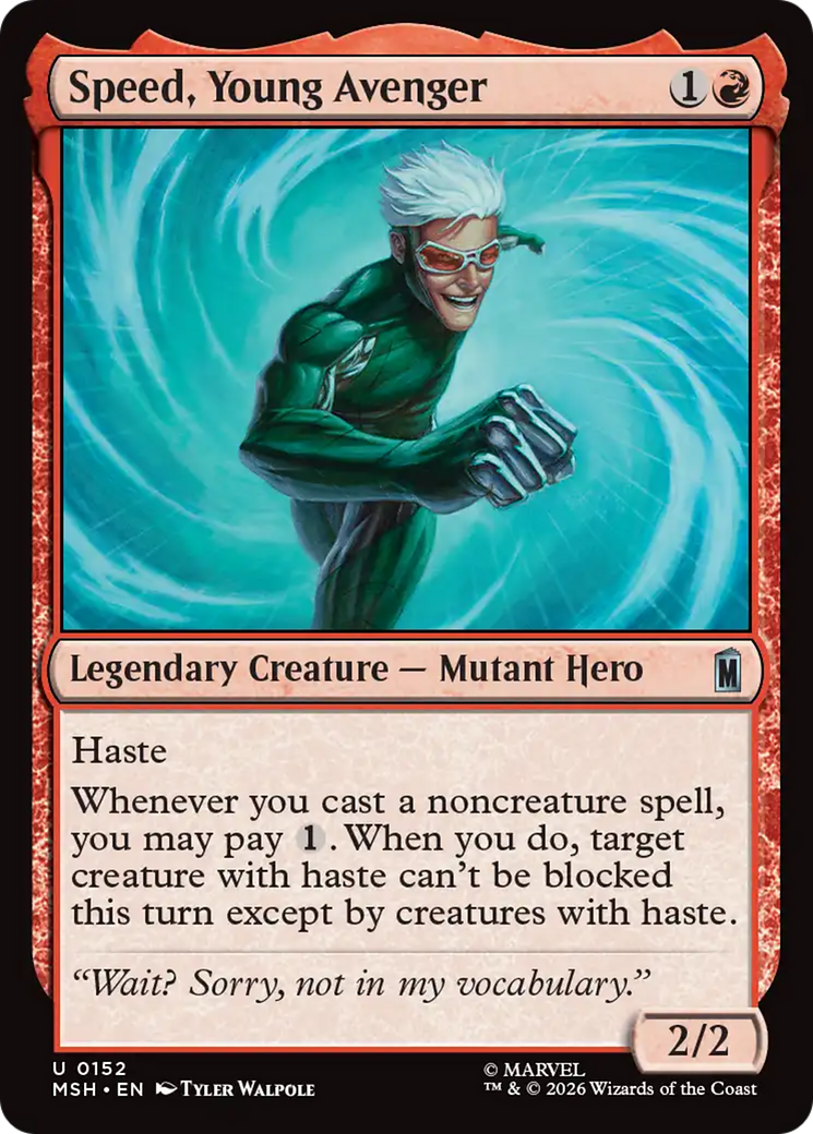 Speed, Young Avenger [Marvel Super Heroes] | Boutique FDB TCG