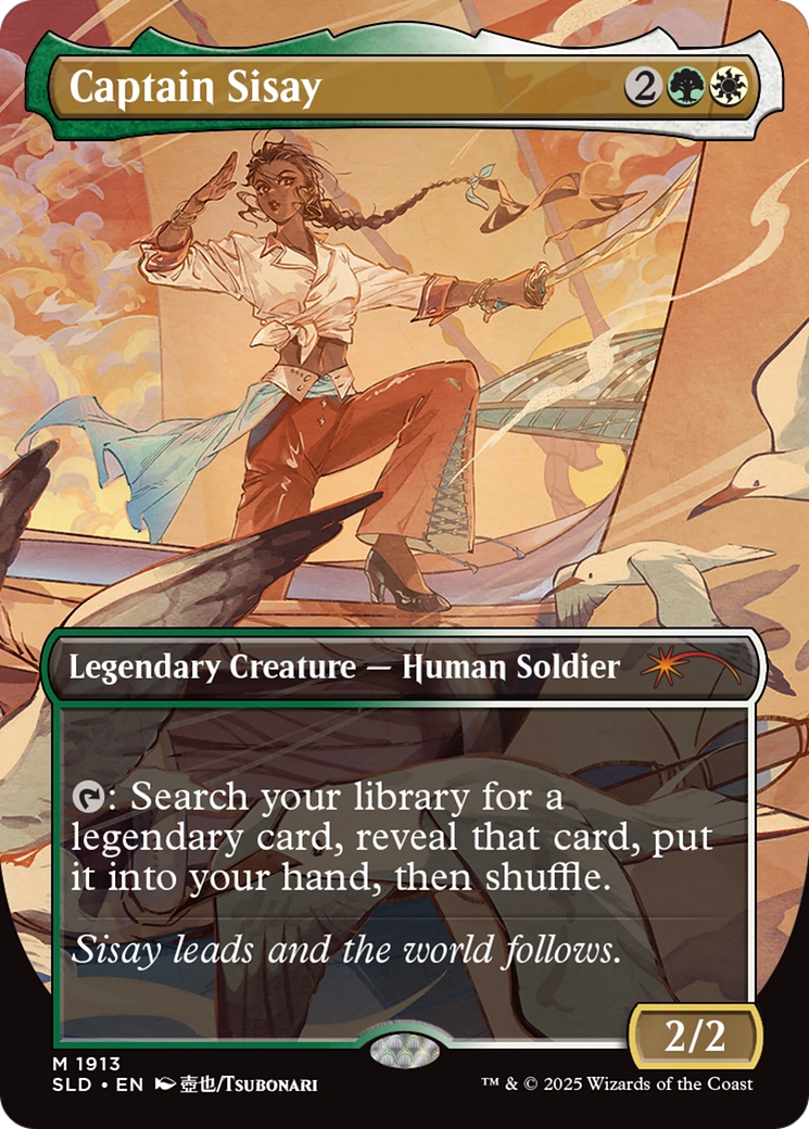 Captain Sisay (1913) (Rainbow Foil) [Secret Lair Drop Series] | Boutique FDB TCG