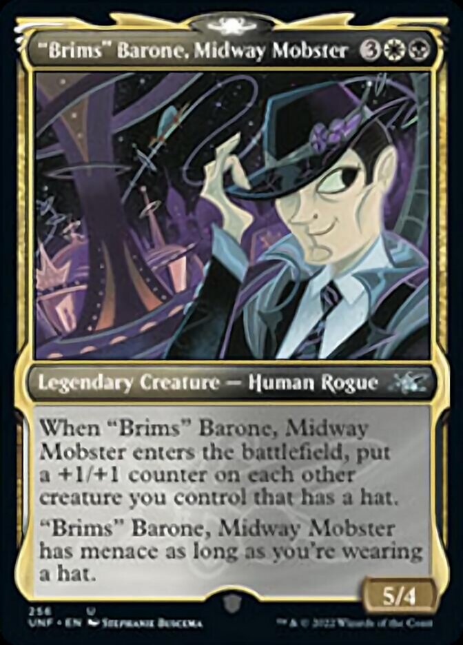 "Brims" Barone, Midway Mobster (Showcase) [Unfinity] | Boutique FDB TCG