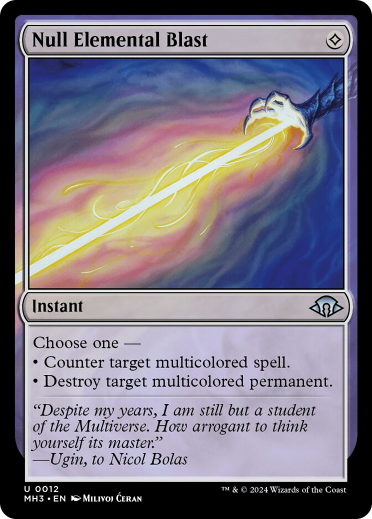 Null Elemental Blast [Modern Horizons 3] | Boutique FDB TCG