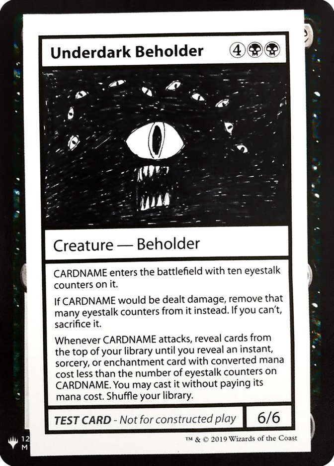 Underdark Beholder [Mystery Booster Playtest Cards] | Boutique FDB TCG