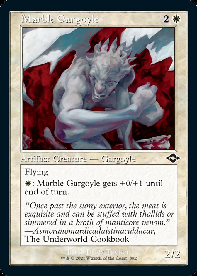 Marble Gargoyle (Retro Foil Etched) [Modern Horizons 2] | Boutique FDB TCG