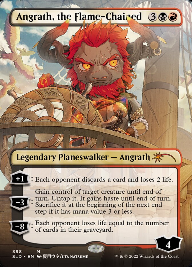 Angrath, the Flame-Chained (Borderless) [Secret Lair Drop Series] | Boutique FDB TCG