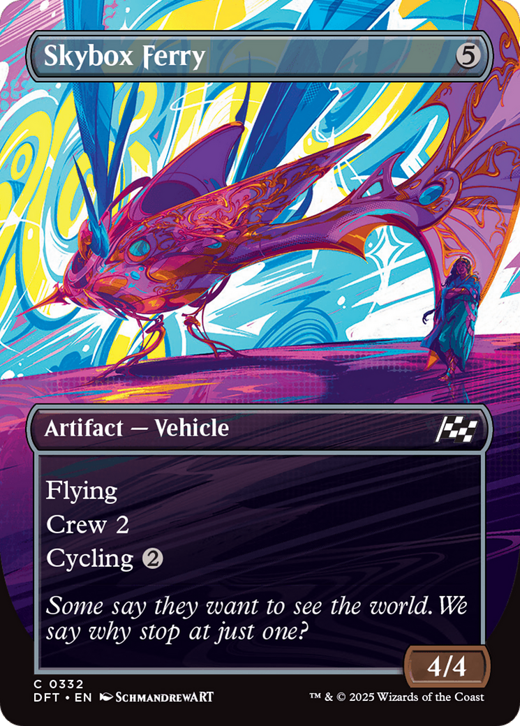 Skybox Ferry (Borderless) [Aetherdrift] | Boutique FDB TCG