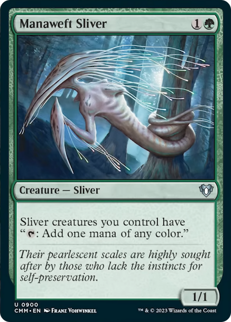 Manaweft Sliver [Commander Masters] | Boutique FDB TCG