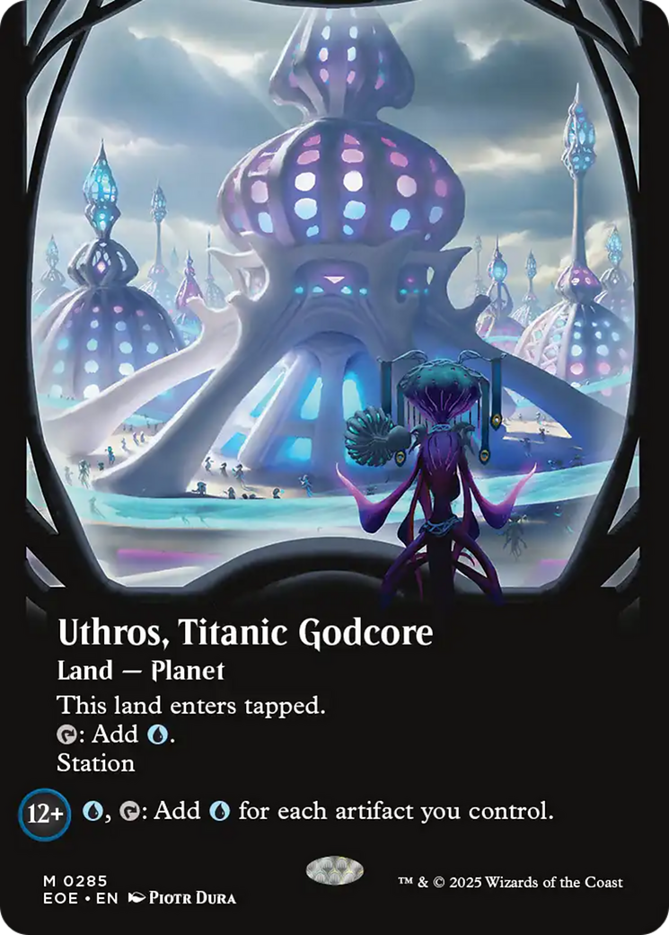 Uthros, Titanic Godcore (Borderless) [Edge of Eternities] | Boutique FDB TCG