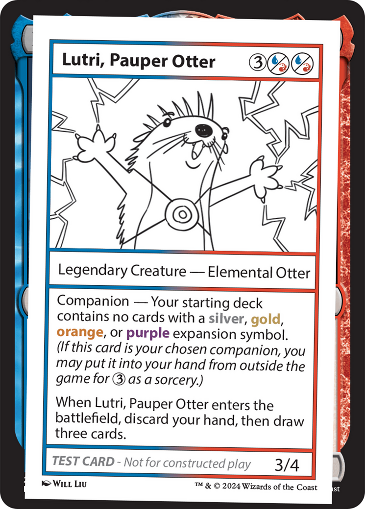 Lutri, Pauper Otter [Mystery Booster 2 Playtest Cards] | Boutique FDB TCG