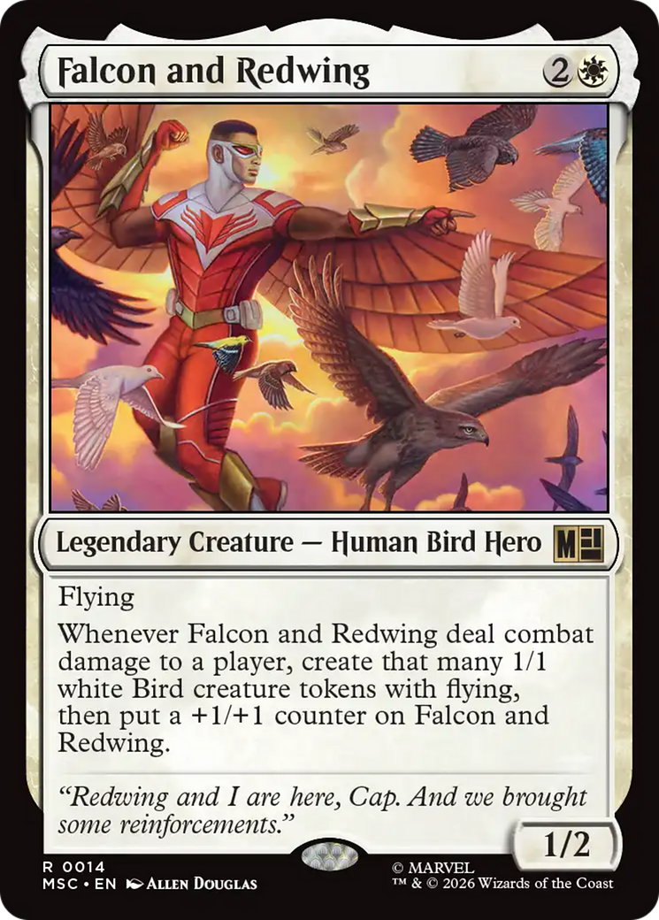Falcon and Redwing [Marvel Super Heroes Commander] | Boutique FDB TCG