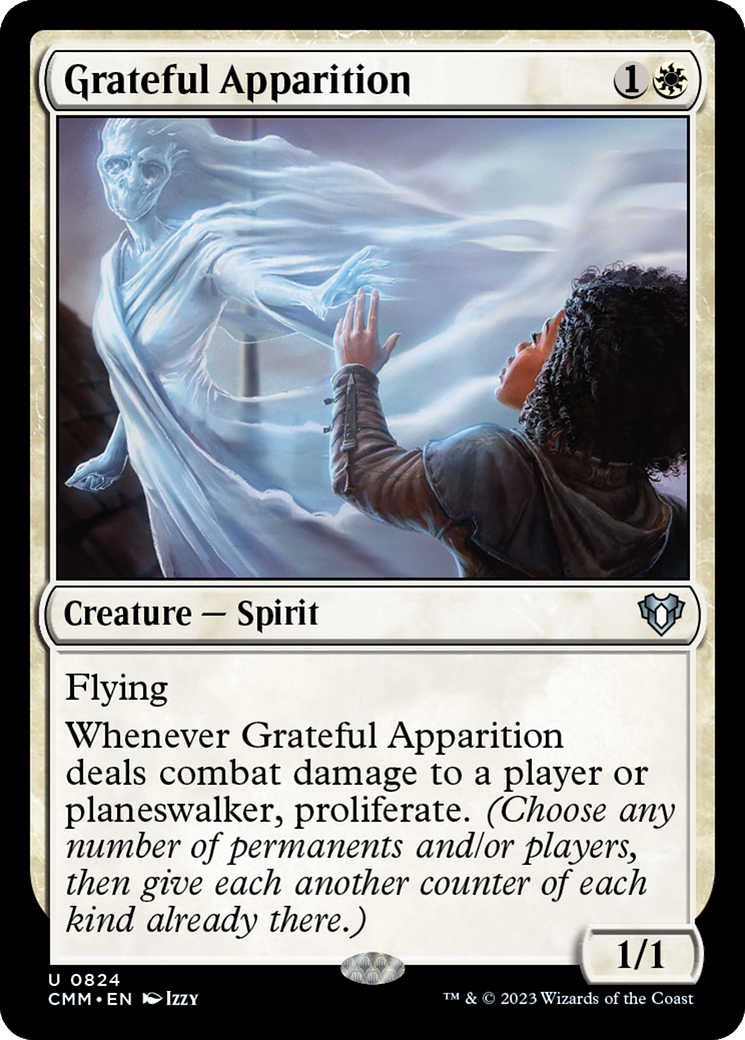 Grateful Apparition [Commander Masters] | Boutique FDB TCG