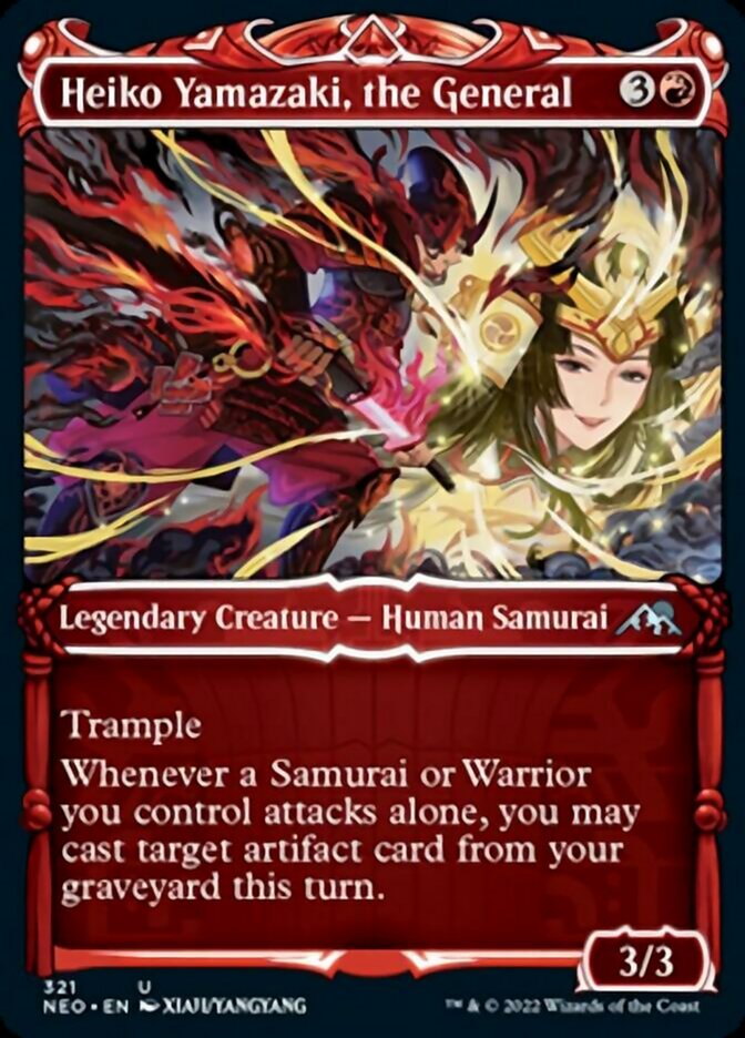 Heiko Yamazaki, the General (Showcase Samurai) [Kamigawa: Neon Dynasty] | Boutique FDB TCG