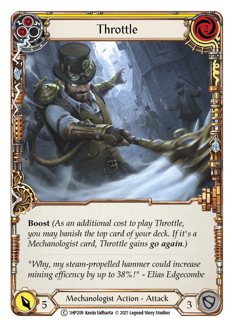 Throttle (Yellow) [1HP209] (History Pack 1) | Boutique FDB TCG