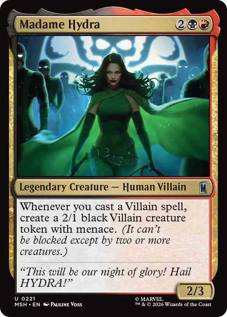 Madame Hydra [Marvel Super Heroes] | Boutique FDB TCG