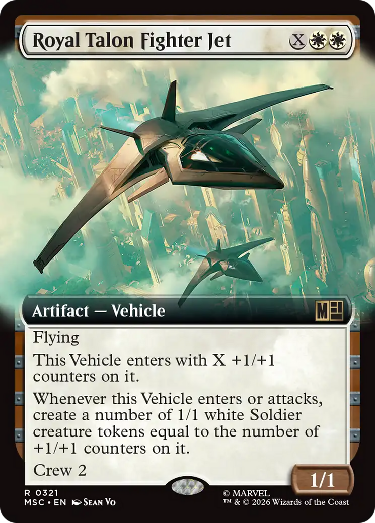 Royal Talon Fighter Jet (Extended Art) [Marvel Super Heroes Commander] | Boutique FDB TCG