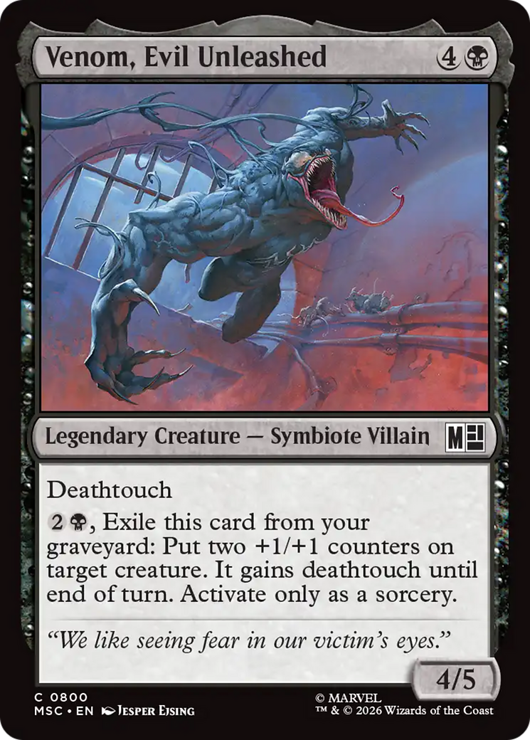 Venom, Evil Unleashed [Marvel Super Heroes Commander] | Boutique FDB TCG