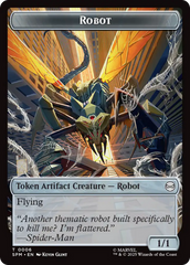 Food // Robot Double-Sided Token [Marvel's Spider-Man Tokens] | Boutique FDB TCG
