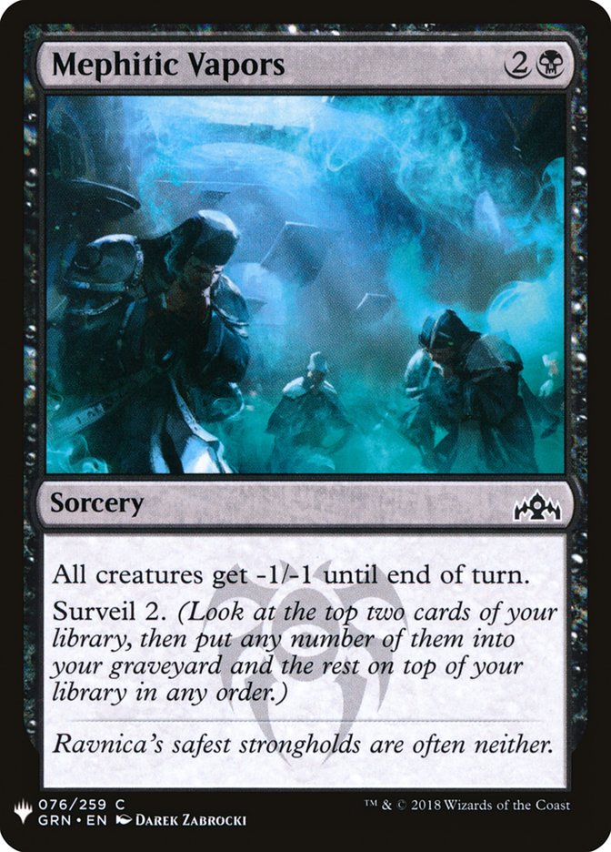 Mephitic Vapors [Mystery Booster] | Boutique FDB TCG