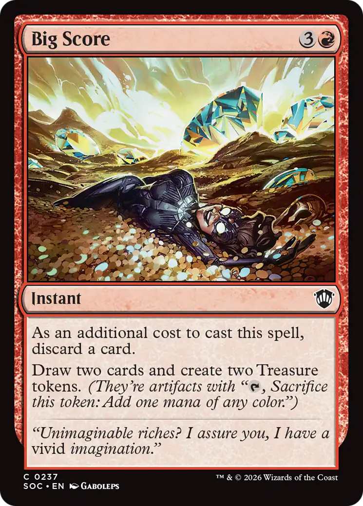 Big Score [Secrets of Strixhaven Commander] | Boutique FDB TCG